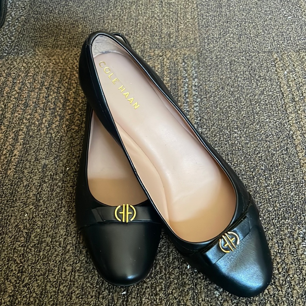 Cole Haan Malta Leather Wedges